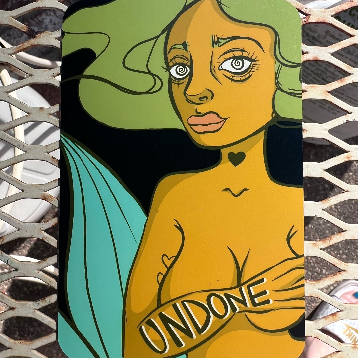 Undone Mermaid Magnet