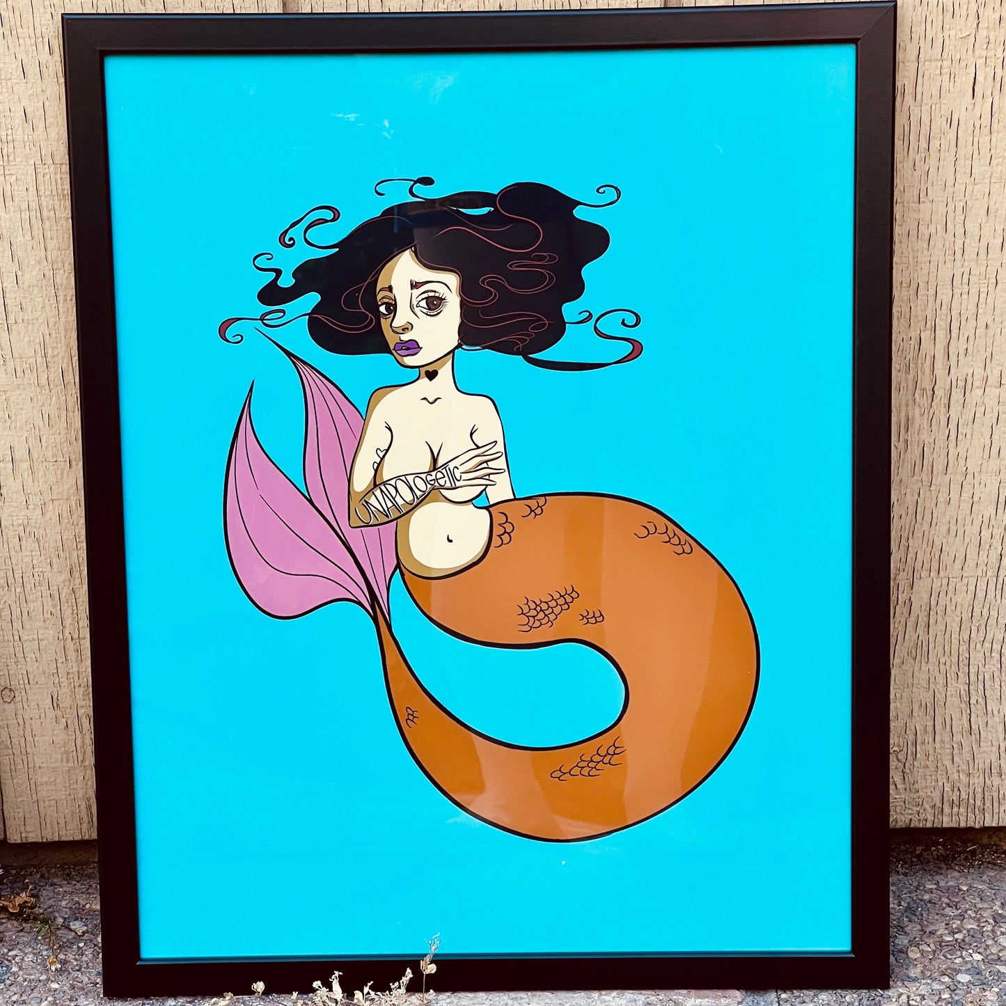 Unapologetic Mermaid Art Print