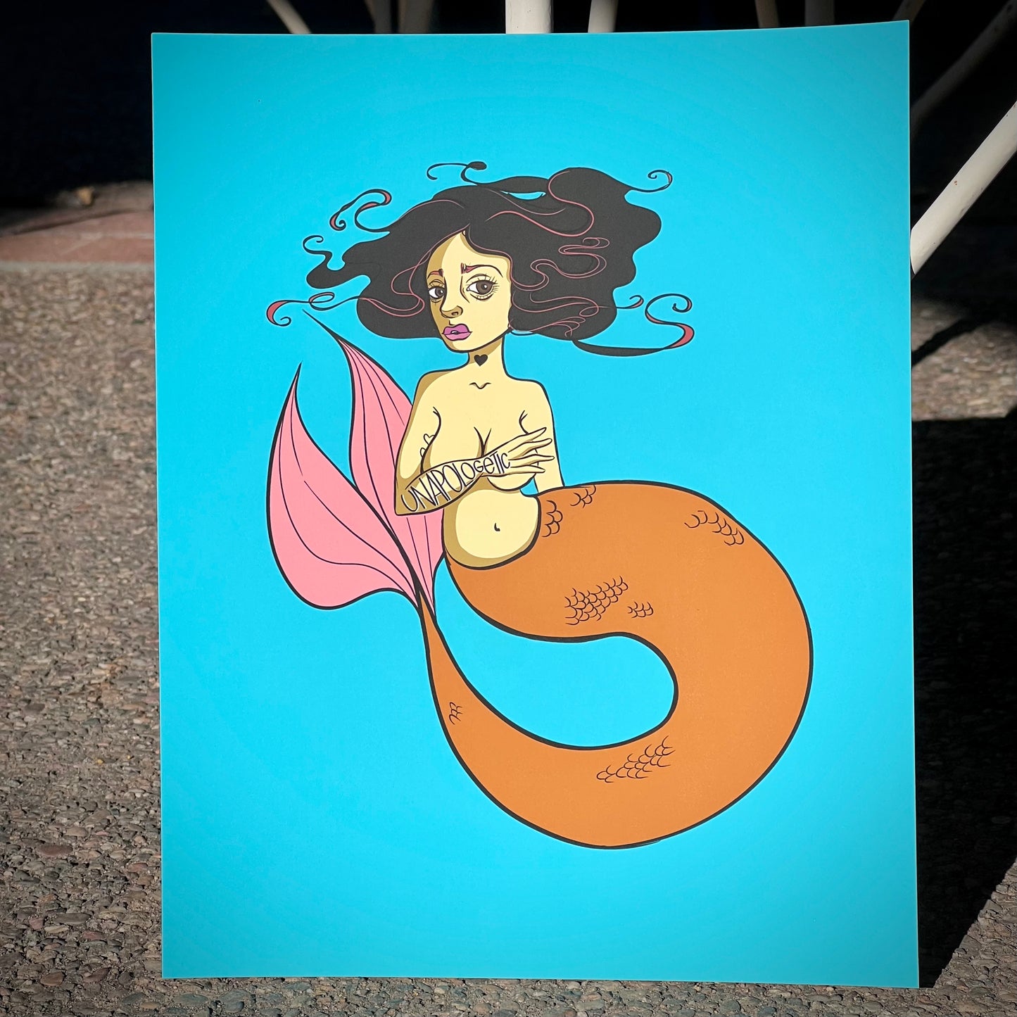 Unapologetic Mermaid Art Print