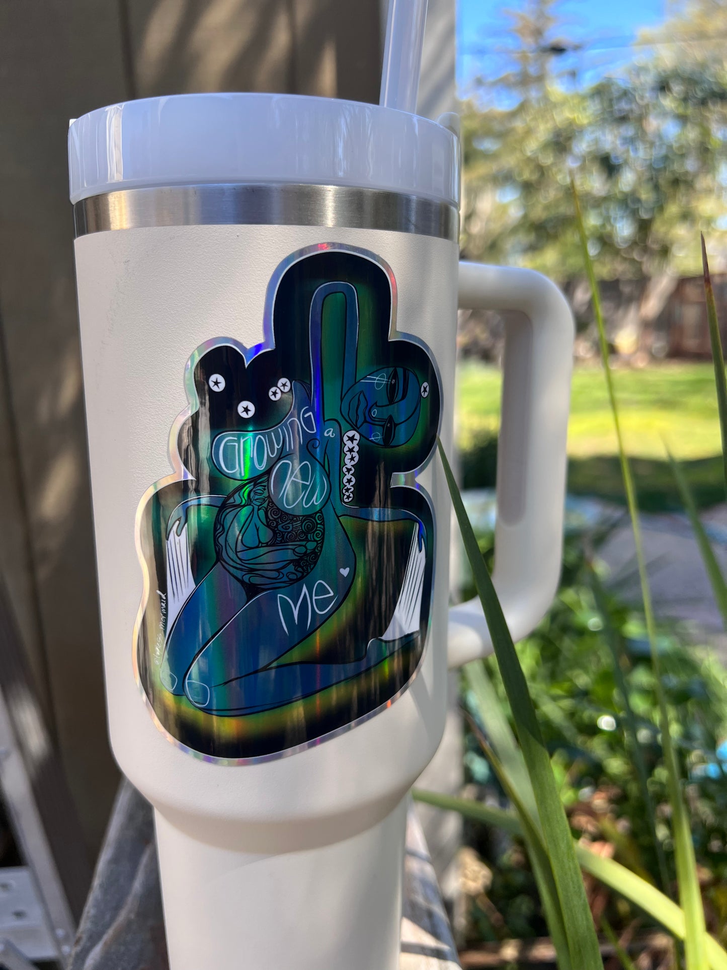 “Rebirth” Holographic Sticker