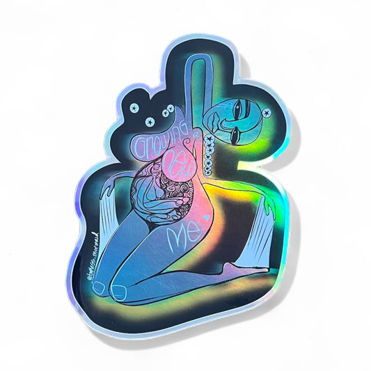 “Rebirth” Holographic Sticker