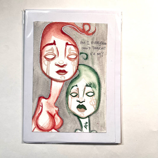 The Unsaid Said, Greeting Card - 8