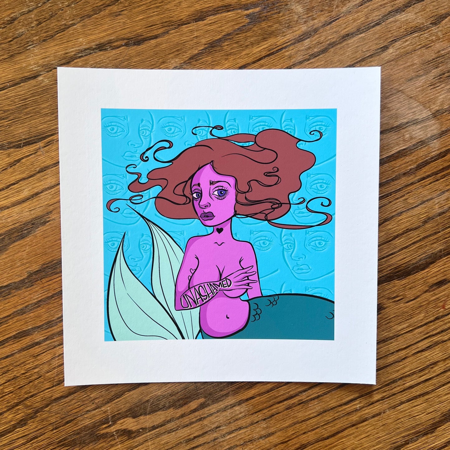 Unashamed Mermaid Art Print