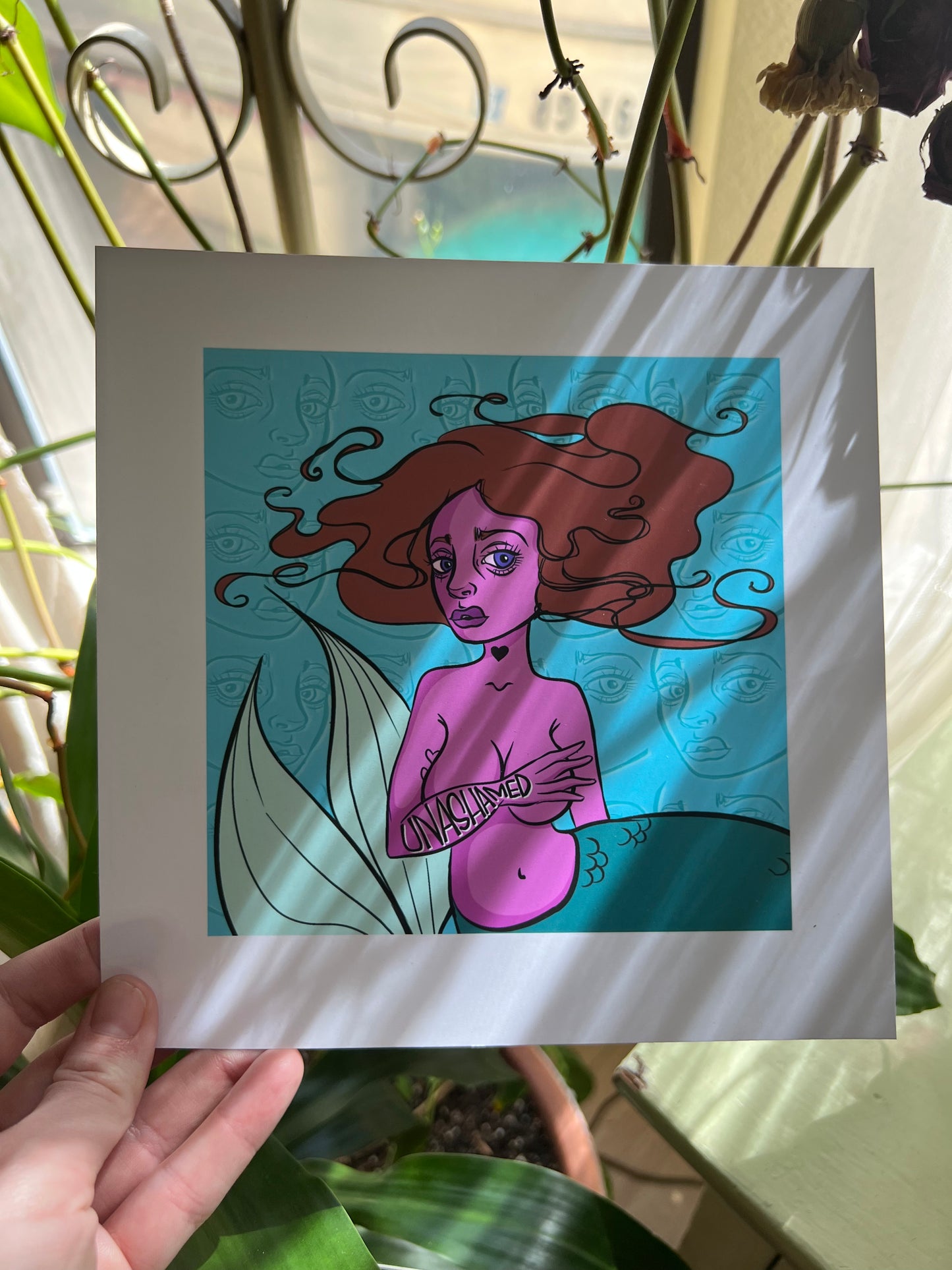 Unashamed Mermaid Art Print