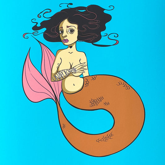 Unapologetic Mermaid Art Print